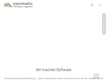 Tablet Screenshot of navimatix.de